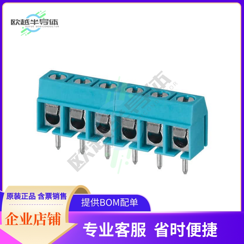 TB002-500-06BE【TERMINAL BLOCK, SCREW TYPE, 5.00】