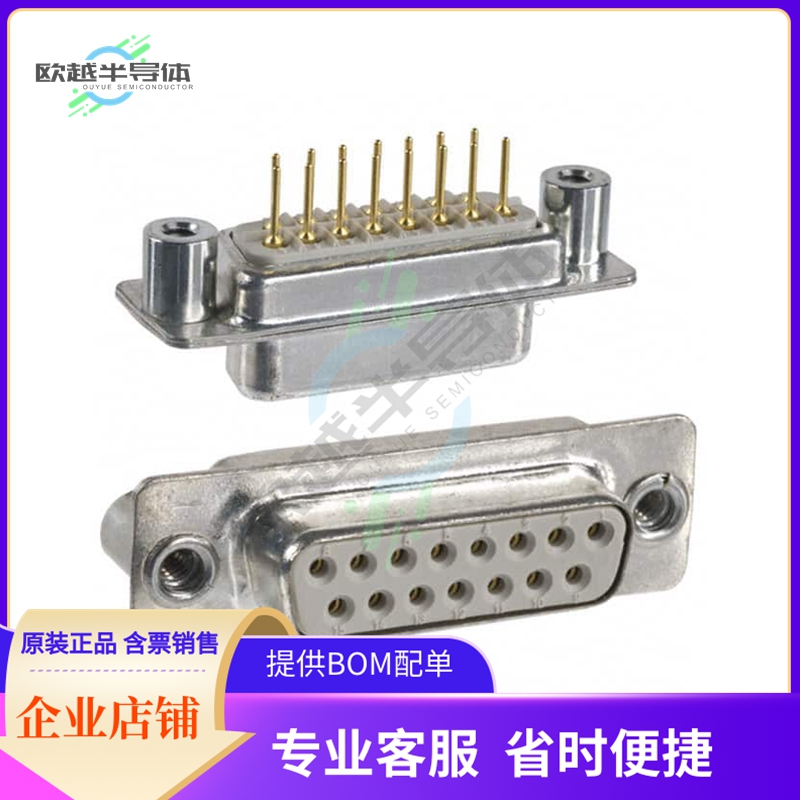 172-015-212R021【CONN D-SUB RCPT 15P PNL MNT SLDR】