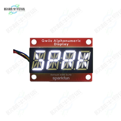 COM-18565[开发板QWIIC ALPHANUMERIC DISPLAY WHITE】