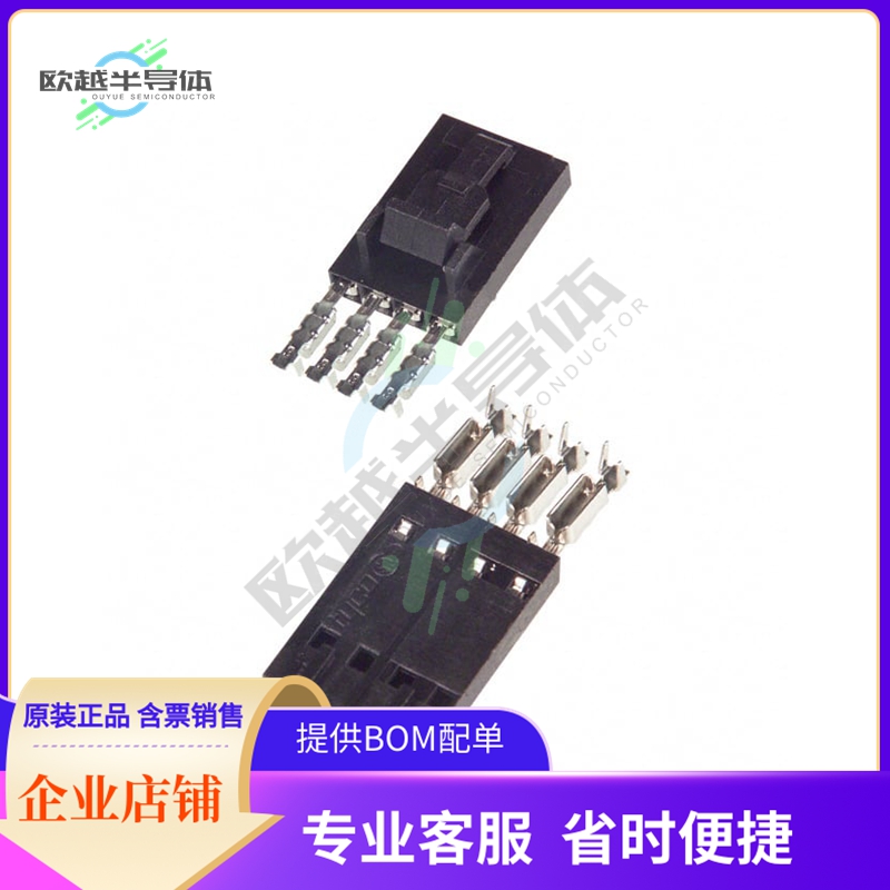 103957-3【CONN RCPT 4POS IDC 22-26AWG GOLD】