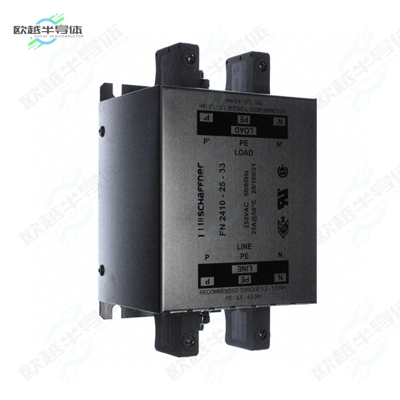 FN2410-25-33[滤波器LINE FILTER 250VAC 25A CHASS MNT]