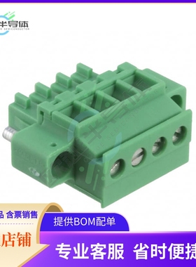 1828362【TERM BLOCK PLUG 4POS 3.81MM】