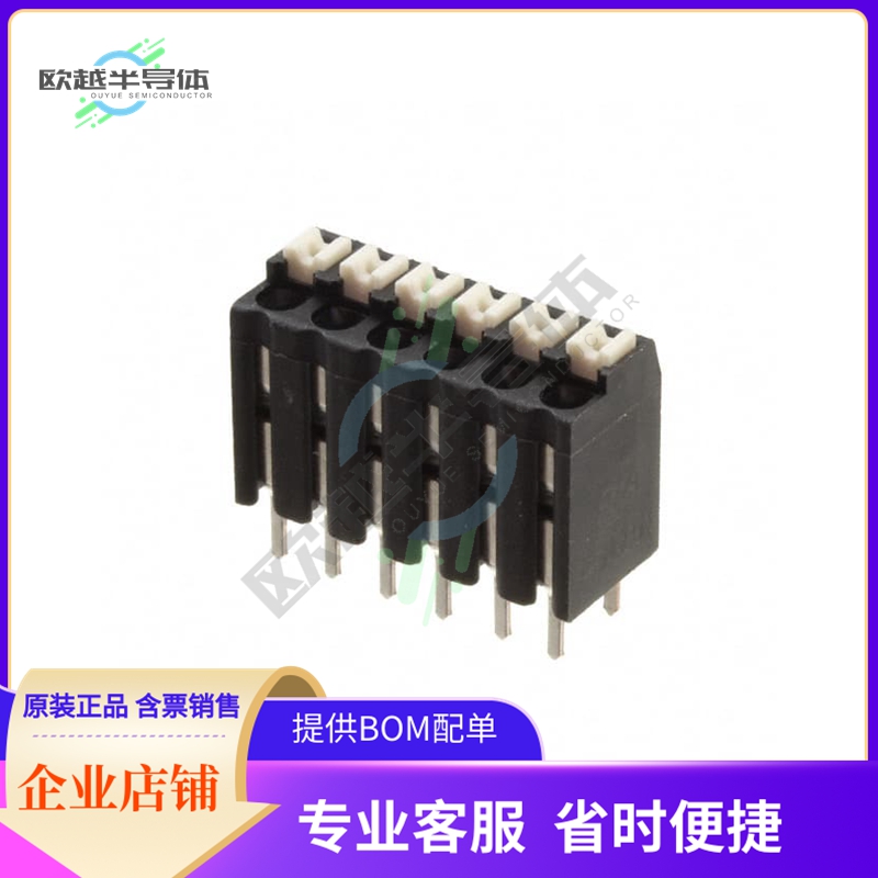 AST2130602【TERM BLK 6P TOP ENTRY 3.5MM PCB】