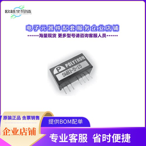 SWB3-24S15[电源模块DC DC CONVERTER 15V 3W]