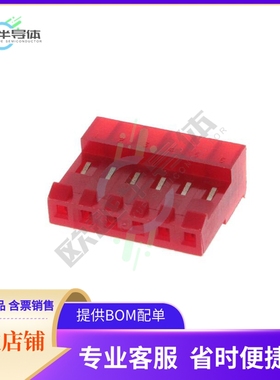 3-641219-6【CONN RCPT 6POS IDC 22AWG GOLD】