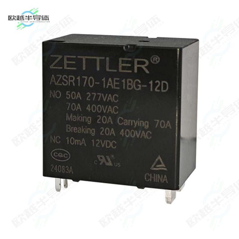 AZSR170-1A1BG-12D[继电器RELAY EV CHARGING DPST 70A 12V]