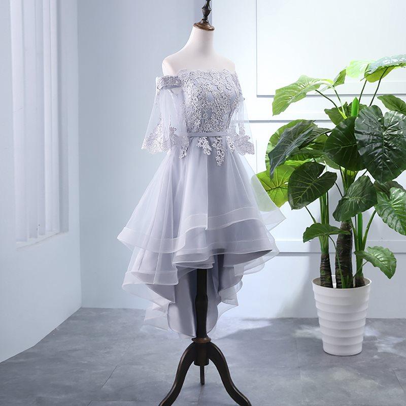 Bridesmaid dress woman 2018 new pattern Korean Edition grey Sisters student Evening dress Dress Show thinin the Women's clothing/Boutique , Wedding/Cheongsam/Formal dress , Formal dress/Evening  category - from Buy2taobao.com to provide professional Taobao agent buy service