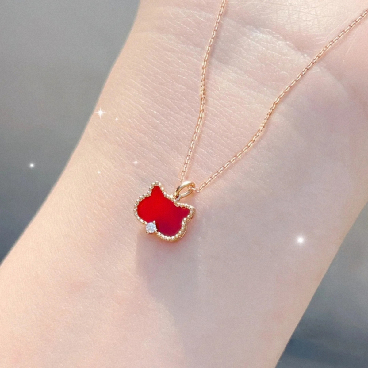 新款联名款ВМ安德森猫项链