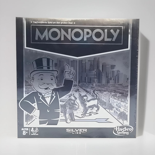 大富翁 monopoly银色大富翁桌游益智英文版玩具