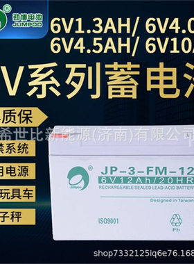 劲博小型密封蓄电池6V系