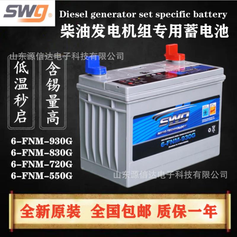 6-FNM-930G柴油发电机组专用蓄电池12V启动电瓶替代N200