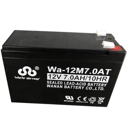 蓄电池Wa-12M7AT 12V7AH/10HR音箱 太阳能 消防系统