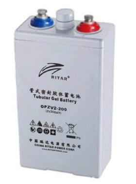 蓄电池OPZV2-200 RITAR电池2V200AH 直流屏电力船舶设备电源