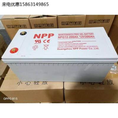 耐普NPP蓄电池NP12-200免