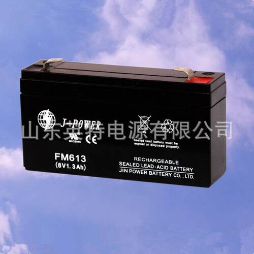 全新 J-POWER蓄电池FM613(6v1.3AH) 铅酸免维护紧密仪器