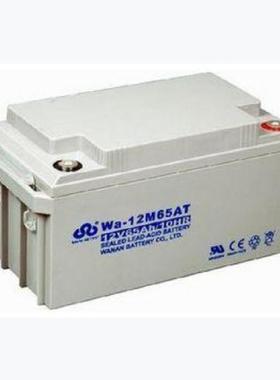 蓄电池12V65AH 阀控密封式WA-12M65AT太阳能 UPS 储能电源