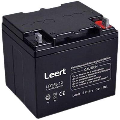 LEERT利瑞特蓄电池LRT38-12 12V38AH光伏储能工程用电