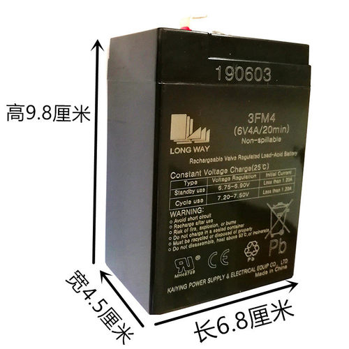 正品龙威6V4Ah儿童电动汽