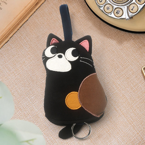 kine猫进口黑猫家门汽车钥匙包