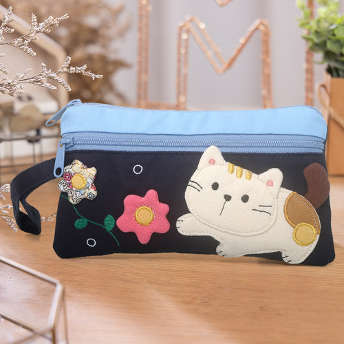 Kine猫手拿包小收纳包零钱包卡通