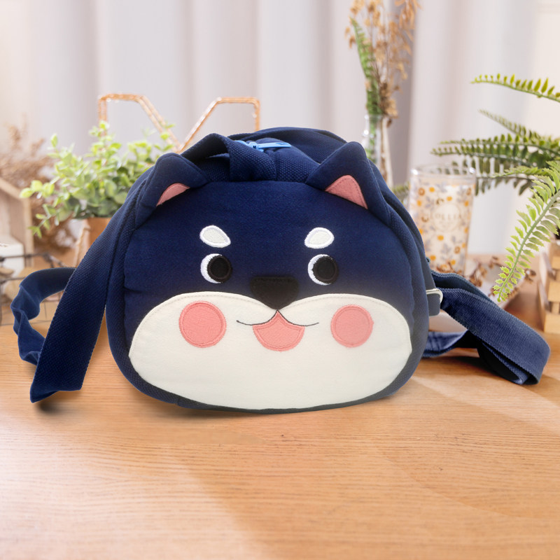 （秒杀！原190 省62）日本设计Kine猫卡通可爱动物柴犬水桶斜挎包