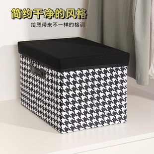 衣物棉麻收纳箱家用衣柜衣服布艺收纳整理箱汽车后备箱储物收纳盒