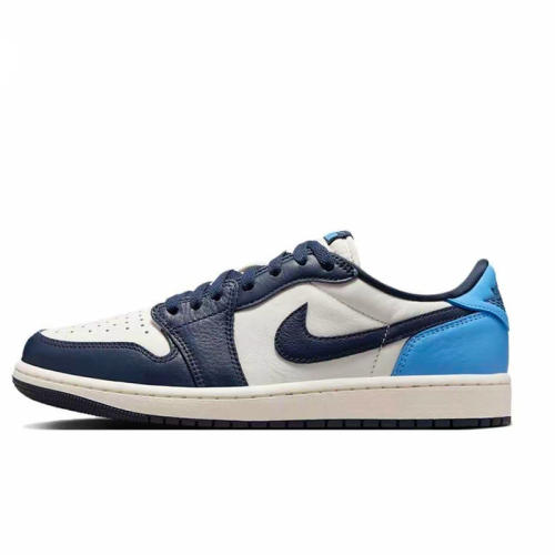 Nike/耐克Air Jordan 1 Low 耐磨低帮篮球鞋男款黑白棕CZ0790-400