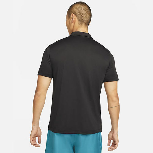 Nike耐克男子新款速干网球翻领T恤POLO环保针织刺绣DH0858-010