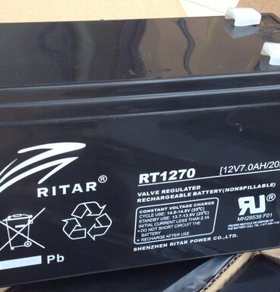 瑞达蓄电池RT1270H瑞达12V7AH 后备电源、应急电梯、医疗器械专用