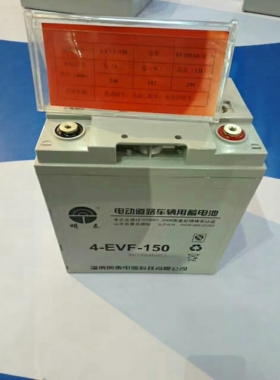 明泰免维护蓄电池4-EVF-150 8V150AH观光车 高尔夫球车用动力电池
