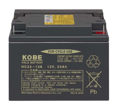 日本神户 kobe铅酸蓄电池 hc24-12 akobe 12v24ah ups / eps专用