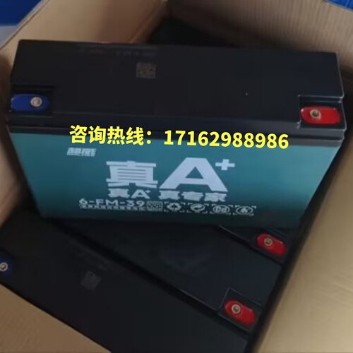超威蓄电池6-FM-39电动车全新