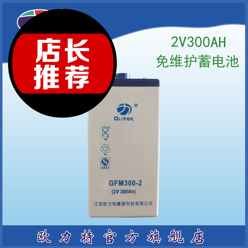 欧力特2V300AH 风力 光伏离网电站储能电源 免维护2v 铅酸蓄电池