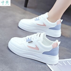 百搭小白鞋女2025秋季新款爆款百搭运动休闲鞋板鞋厚底女鞋春秋防