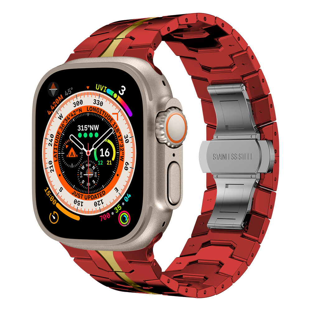适用苹果手表iwatch钢铁