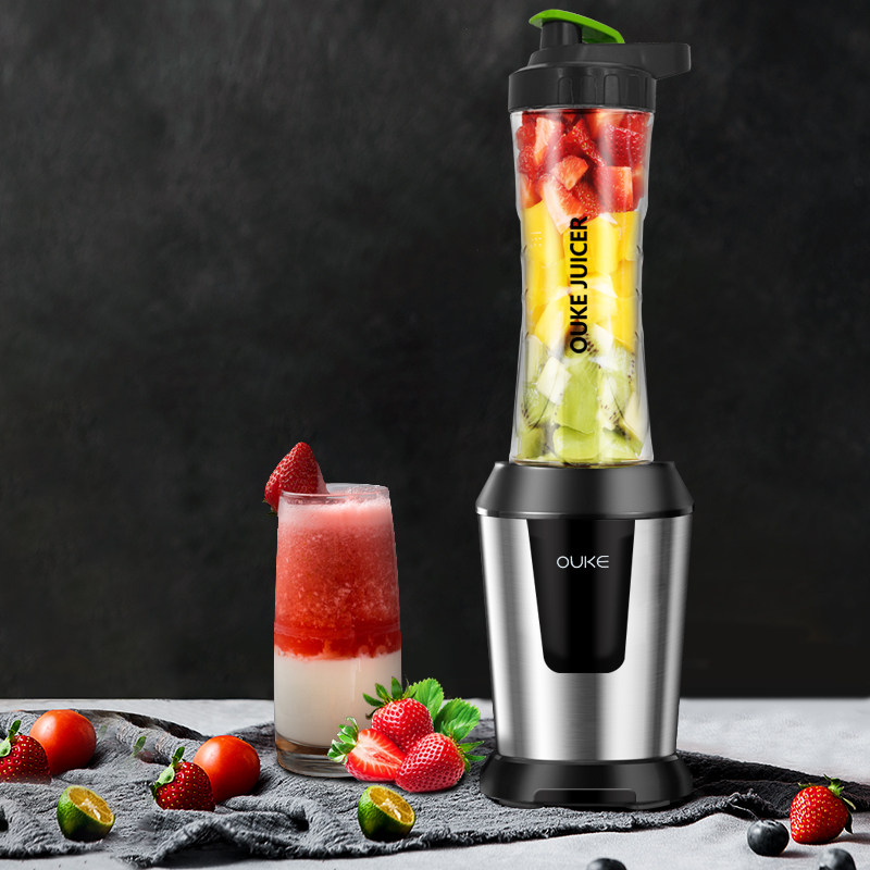 欧科榨汁机家用小型便携式榨汁杯电动水果蔬料理机OUKE MY JUICER