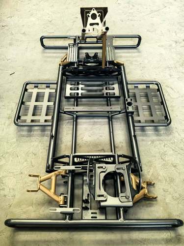 全套自制卡丁车架电动漂移