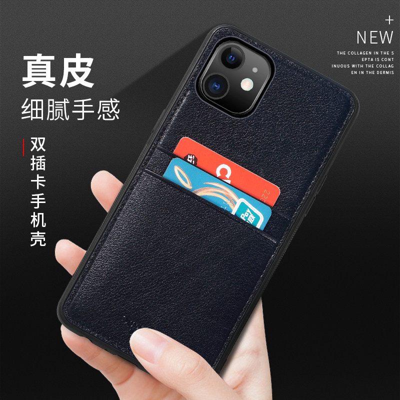 适用于荣耀v30真皮手机壳牛皮套5g全包防摔双插卡保护套oxf-an00