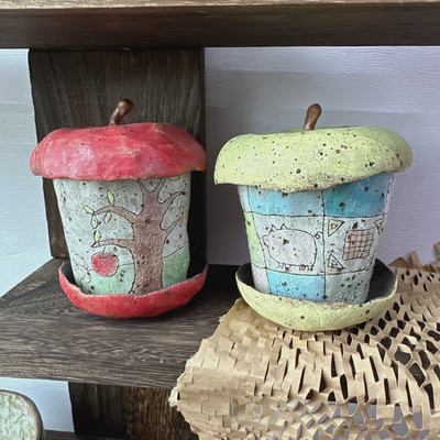 立川手作手工手绘黑紫砂陶瓷杯