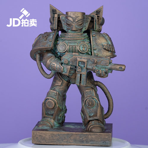 《机甲战士》车载潮玩青铜手办