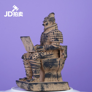 秦朝《马桶兵马俑》陶俑时代手办公仔搞笑模型摆件国潮车载