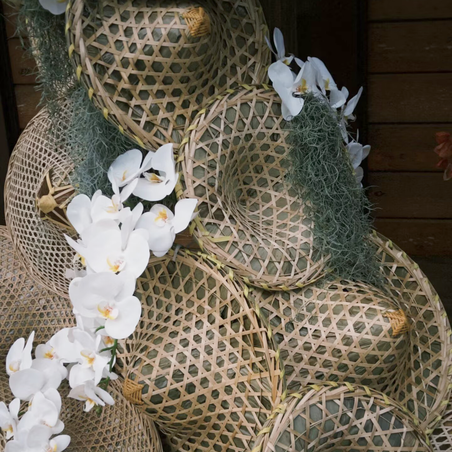 创意新中式竹编斗笠帽店铺墙面门头小院装饰布置氛围拍照打卡道具,节庆用品/礼品,装扮布置套餐,淘宝优惠券,粉丝福利购,淘宝优惠卷