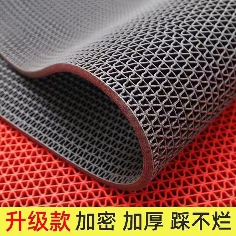 PVC镂空防滑地垫浴室厕所隔水漏水垫厨房游泳馆商用塑料家用门垫