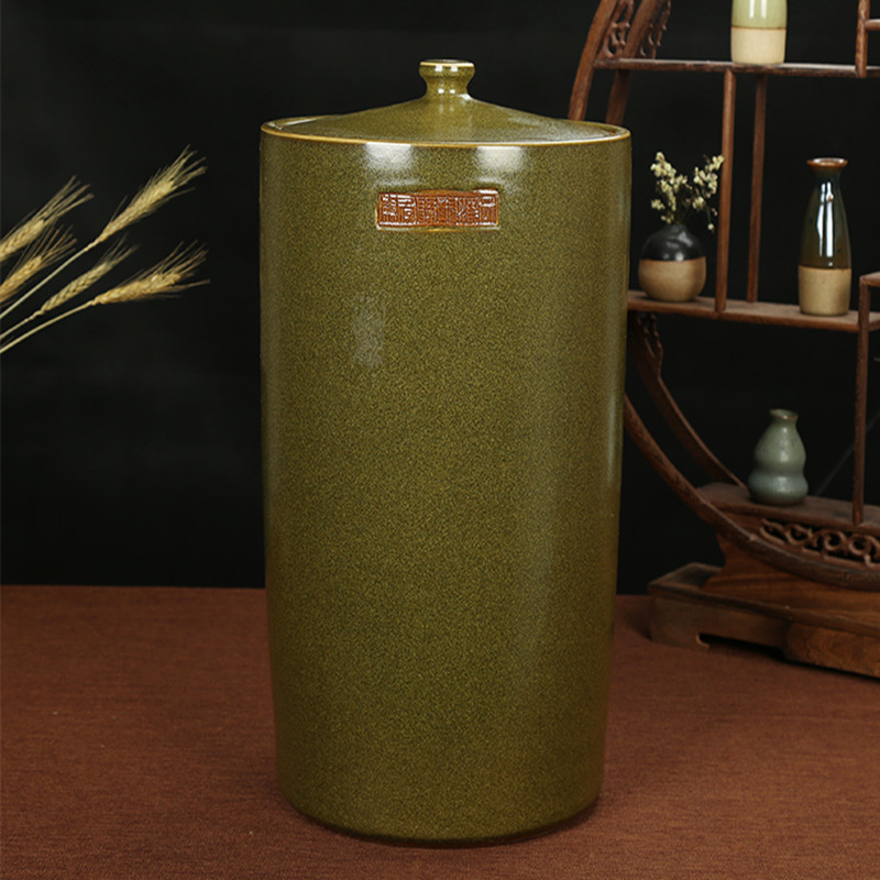 陶瓷米缸米桶茶叶末水缸防虫防潮