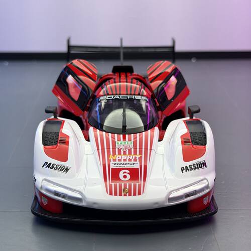 1:22保时捷963勒芒仿真合金车模24小时耐力赛汽车模型玩具车收藏