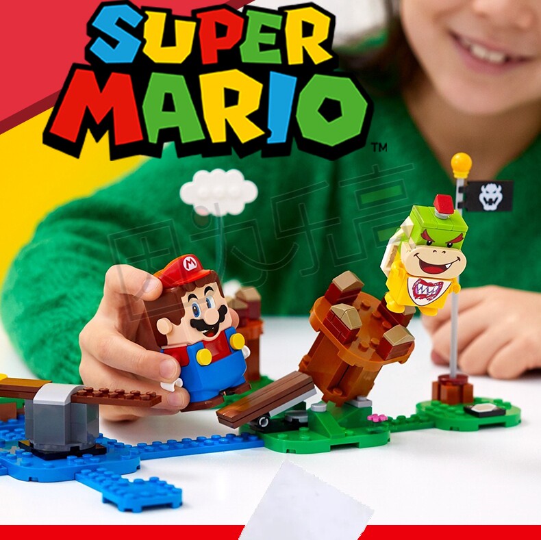 lego乐高积木71360超级马里奥路易吉人仔mar0062人偶mar0007杀肉