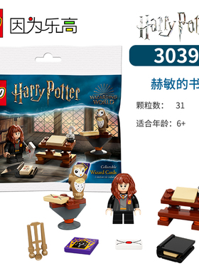 LEGO乐高哈利波特赫敏的书桌30392猫头鹰男女孩儿童拼插积木玩具