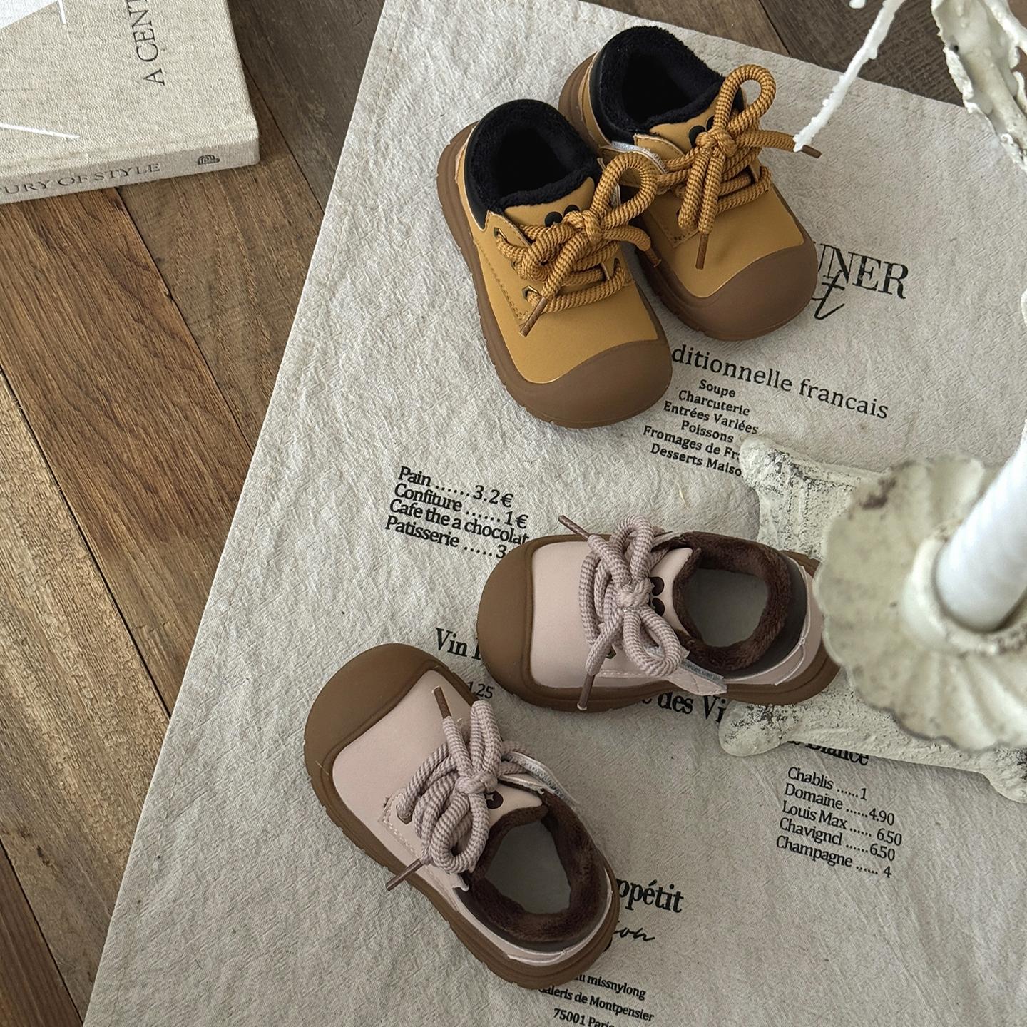 CBC儿童运动鞋2025冬季加绒棉鞋