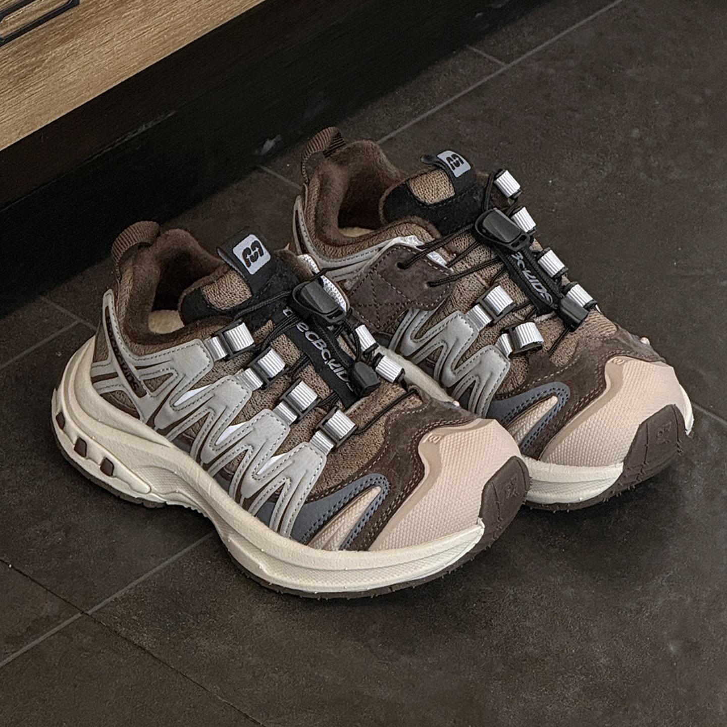 CBC儿童户外登山鞋冬加绒运动鞋