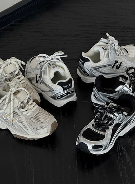 CBC 透气网面儿童复古百搭运动鞋男女童轻便春秋青少年软底跑步鞋